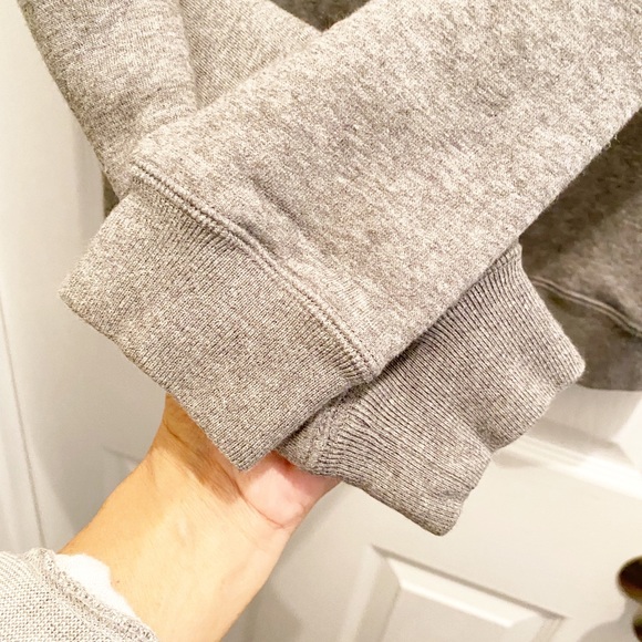 Nike Hoodie Sweatshirt With Silver Gray Spellout Medium - Picture 5 of 10